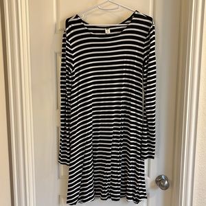 Old navy striped swing dress